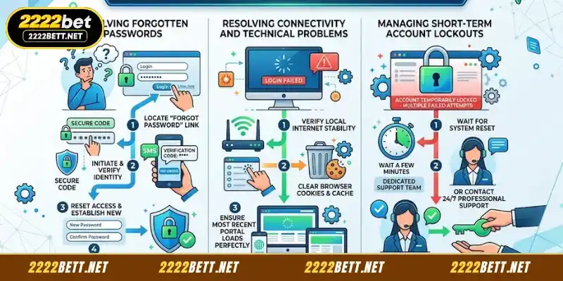 2222BET Login Troubleshooting and Recovery Guide