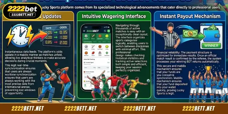 Advantages of Lucky Sports at 2222BET