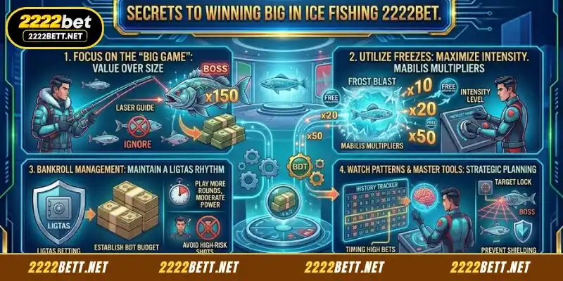Applying strategies for big wins when ice fishing at 2222BET