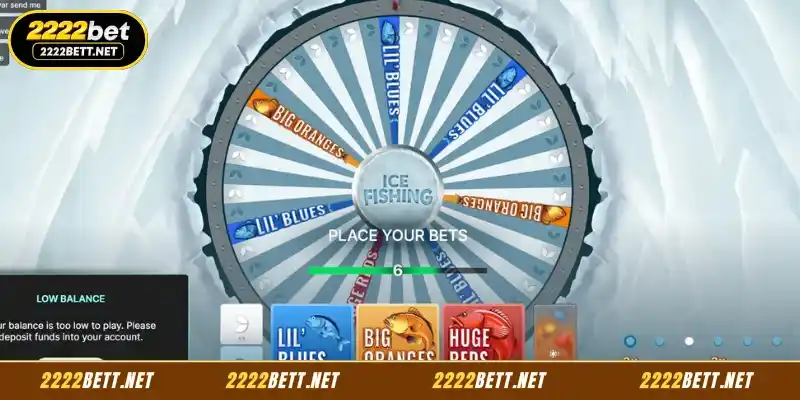 How to participate in ice fishing at 2222BET