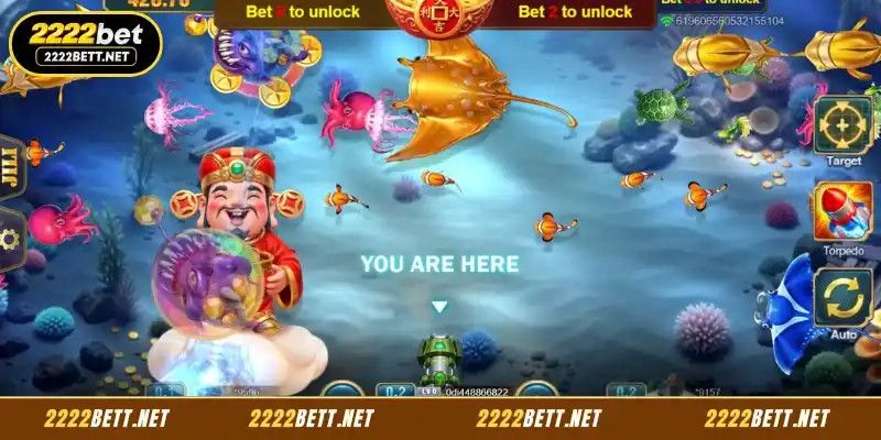 Rules for playing Jackpot Fishing at 2222BET