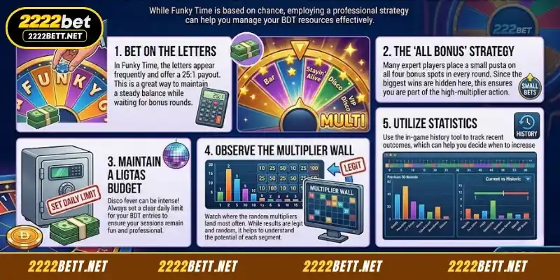 Secrets to playing Funky Time 2222BET effectively for members