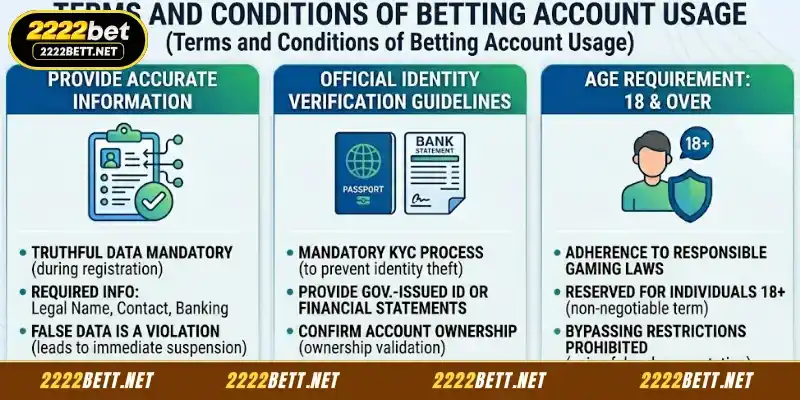 Terms and Conditions of Betting Account Usage  