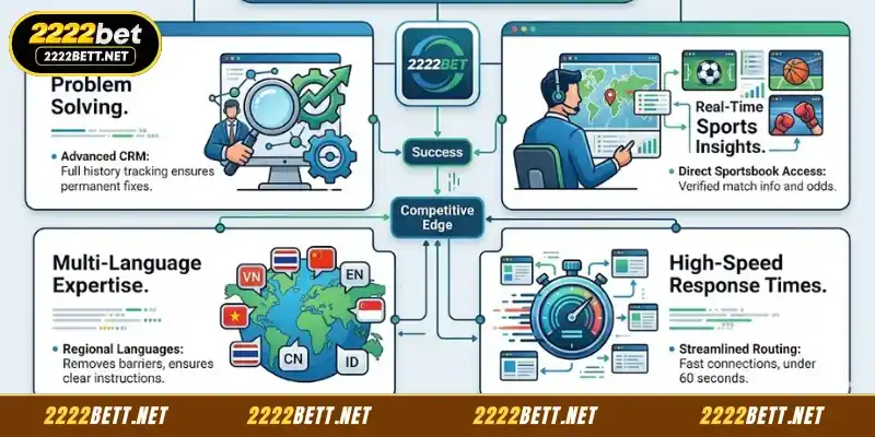The Competitive Edge of 2222BET Customer Service