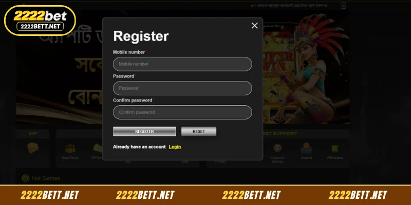 Top Reasons to Complete a 2222BET Register today